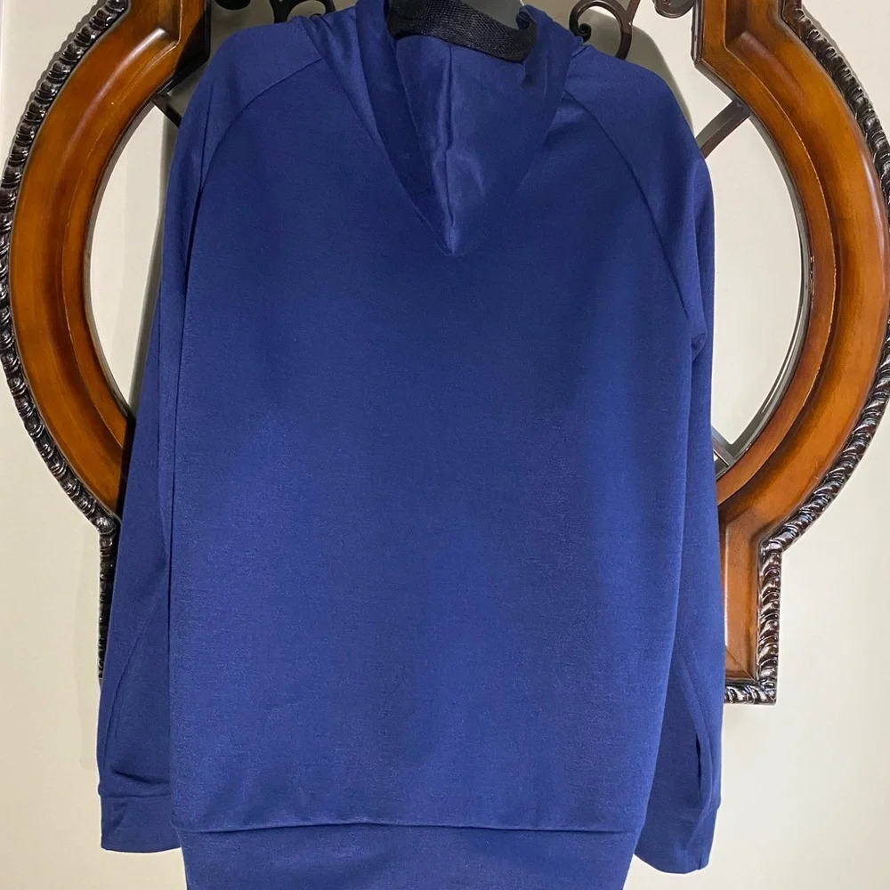 Nike Tech Full Zip Blue Hoodie
